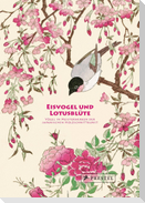 Eisvogel und Lotusblüte