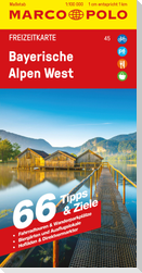 MARCO POLO Freizeitkarte 45 Bayerische Alpen West 1:100.000