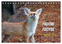 Freche Füchse - lustige Sprüche (Tischkalender 2024 DIN A5 quer), CALVENDO Monatskalender