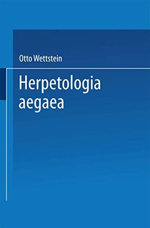 Wettstein, Otto. Herpetologia aegaea. Springer Berlin Heidelberg, 1953.