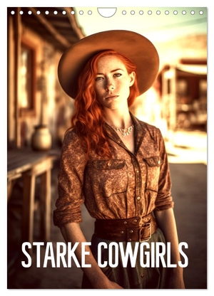 Alberts, Tim. Starke Cowgirls (Wandkalender 2024 DIN A4 hoch), CALVENDO Monatskalender - Cowgirls - Western Frauen. Calvendo, 2023.