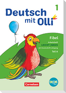 Deutsch mit Olli Erstlesen. 1. Schuljahr - Arbeitsheft Leicht / Basis inkl. Druckschrift-Lehrgang