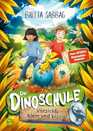 Sabbag, Britta. Die Dinoschule ¿ Vorsicht, klein und bissig! (Band 7) - Dinoabenteuer für Jungen und Mädchen ab 5 Jahren | Freundschaft, Mut und Dinos als Gefährten | Geheimnisvolle Insel. Schneiderbuch, 2025.