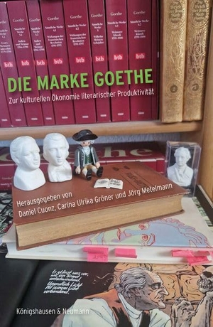 Cuonz, Daniel / Carina Ulrika Gröner et al (Hrsg.). Die Marke Goethe - Zur kulturellen Ökonomie literarischer Produktivität. Festschrift für Ulrike Landfester. Königshausen & Neumann, 2026.