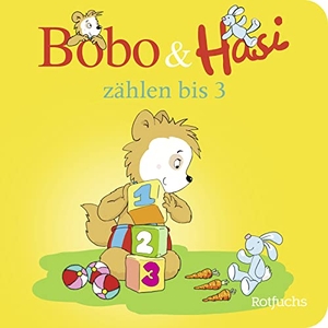Böhlke, Dorothée. Bobo & Hasi zählen bis 3 - Zählen lernen mit Bobo Siebenschläfer | Pappbilderbuch für Kinder ab 2 Jahren. Rowohlt Taschenbuch, 2023.