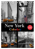 New York Colorkey (Tischkalender 2025 DIN A5 hoch), CALVENDO Monatskalender