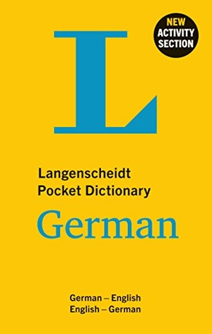 Langenscheidt, Redaktion (Hrsg.). Langenscheidt Pocket Dictionary German - Deutsch-Englisch/Englisch-Deutsch. Langenscheidt bei PONS, 2014.