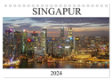 Singapur (Tischkalender 2024 DIN A5 quer), CALVENDO Monatskalender