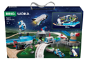Weltraum Deluxe Zugset - Holzeisenbahnset - wunderbares Geschenk für Kinder ab 3 Jahren