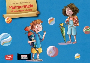 Welk, Sarah. Mutmurmeln für den ersten Schultag. Kamishibai Bildkartenset - Entdecken - Erzählen - Begreifen: Bilderbuchgeschichten Wie der Schulanfang ohne Angst gelingt: eine Mutgeschichte für Vorschule und Grundschule. Don Bosco Medien GmbH, 2025.