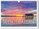 Seen in Bayern (Wandkalender 2025 DIN A4 quer), CALVENDO Monatskalender