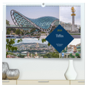 Tiflis - Die Metropole Georgiens (hochwertiger Premium Wandkalender 2024 DIN A2 quer), Kunstdruck in Hochglanz