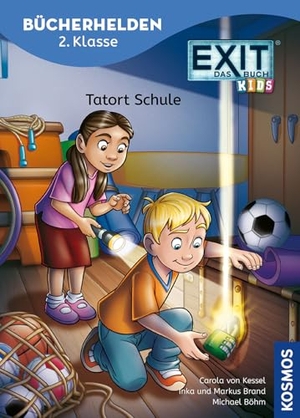 Brand, Inka / Brand, Markus et al. EXIT®-Das Buch. Bücherhelden 2. Klasse, Tatort Schule - Gut lesen können - Erstlesebuch ab 7 Jahren mit spielerischer Lese- und Schreibförderung, spannende Escape-Rätsel mit EXIT®. Franckh-Kosmos, 2026.