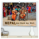 Nepal - das Dach der Welt (hochwertiger Premium Wandkalender 2024 DIN A2 quer), Kunstdruck in Hochglanz
