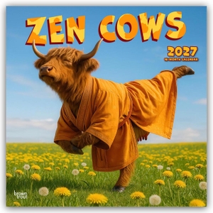 Publishers, Browntrout. Zen Cows - Zen Kühe 2027 - 16-Monatskalender - Original BrownTrout-Kalender [Mehrsprachig] [Kalender]. Browntrout Verlags GmbH, 2026.
