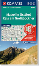 KOMPASS Wanderkarte 46 Matrei in Osttirol, Kals am Großglockner 1:50.000