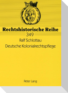 Deutsche Kolonialrechtspflege