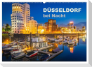 Düsseldorf bei Nacht (Wandkalender 2025 DIN A2 quer), CALVENDO Monatskalender