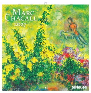 Neumann Verlage GmbH & Co KG (Hrsg.). Marc Chagall 2027 - Wandkalender 30x30 cm (30x60 cm geöffnet), Kunstkalender mit poetischen Meisterwerken von Chagall. Neumann Verlage GmbH & Co, 2026.