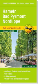 Publicpress Rad- und Wanderkarte Hameln, Bad Pyrmont, Nordlippe 1:50.000