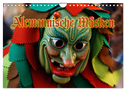 Alemannische Masken (Wandkalender 2025 DIN A4 quer), CALVENDO Monatskalender