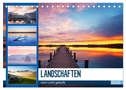 Landschaften vom Licht geküßt (Tischkalender 2025 DIN A5 quer), CALVENDO Monatskalender