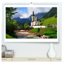 Willkommen im Bergsteigerdorf Ramsau (hochwertiger Premium Wandkalender 2025 DIN A2 quer), Kunstdruck in Hochglanz