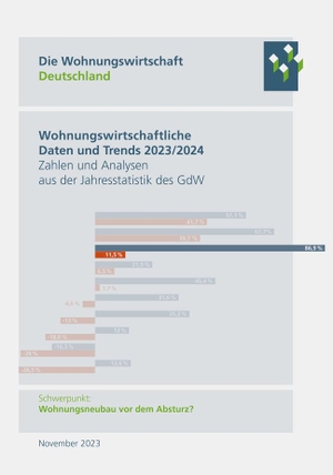 Wohnungswirtschaftliche Daten und Trends 2023/2024 - Zahlen und Analysen aus der Jahresstatistik des GdW. Haufe Lexware GmbH, 2024.