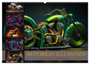 Motorrad illusionen (Wandkalender 2024 DIN A2 quer)