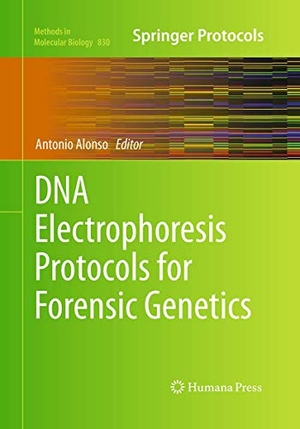 Alonso, Antonio (Hrsg.). DNA Electrophoresis Protocols for Forensic Genetics. Humana Press, 2016.