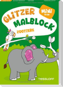 Mini Glitzer Malblock to go. Zootiere