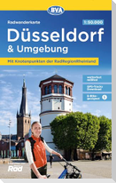 Radwanderkarte BVA Düsseldorf & Umgebung, mit Knotenpunkten der RadRegionRheinland, 1:50.000, reiß- und wetterfest, GPS-Tracks Download, E-Bike geeignet