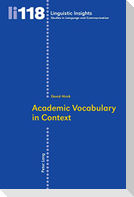 Academic Vocabulary in Context