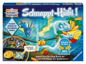 Bogen, Steffen. Schnappt Hubi! Elektronisches Brettspiel - Bahnt euch den Weg durch die verzauberten Wände des Spukhauses!. Ravensburger Spieleverlag, 2011.