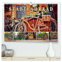 Stadtfahrrad (hochwertiger Premium Wandkalender 2024 DIN A2 quer), Kunstdruck in Hochglanz