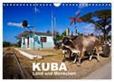 KUBA - Land und Menschen (Wandkalender 2024 DIN A4 quer), CALVENDO Monatskalender