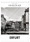 Ein Blick auf Erfurt (Tischkalender 2024 DIN A5 hoch), CALVENDO Monatskalender