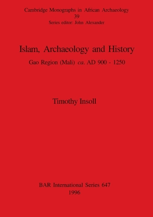 Insoll, Timothy. Islam, Archaeology and History - Gao Region (Mali) ca. AD 900 - 1250. British Archaeological Reports Oxford Ltd, 1996.