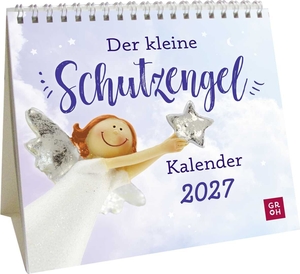 Groh Verlag (Hrsg.). Mini-Kalender 2027: Der kleine Schutzengelkalender - Mini-Monatskalender. Kleiner Tischkalender zum Aufstellen mit Monatskalendarium. Groh Verlag, 2026.