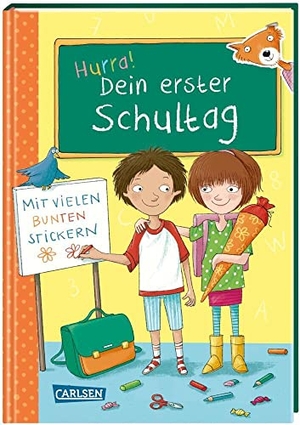 Schlau für die Schule: Hurra! Dein erster Schultag - Mit vielen bunten Stickern | Buntes Mitmachbuch zum Schulanfang mit Platz zum Ausfüllen | Ideales Geschenk für die Schultüte. Carlsen Verlag GmbH, 2023.