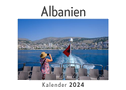Albanien (Wandkalender 2024, Kalender DIN A4 quer, Monatskalender im Querformat mit Kalendarium, Das perfekte Geschenk)