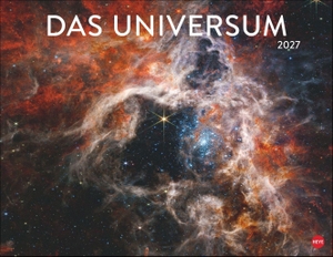 Heye (Hrsg.). Das Universum Posterkalender 2027 - Fotokalender mit Spiralgalaxien und Nachbarplaneten. Wand-Kalender 2027 Posterformat mit Fotos unter anderem vom Hubble-Weltraumteleskop.. Heye, 2026.