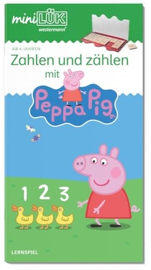 miniLÜK. Kindergarten/Vorschule Zahlen und Zählen mit Peppa Pig - Kindergarten/Vorschule Zahlen und Zählen mit Peppa Pig. Westermann Lernwelten, 2024.