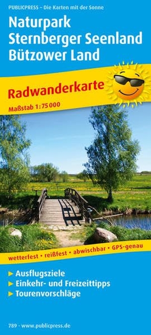 Naturpark Sternberger Seenland, Bützower Land 1 : 75 000 - Radwanderkarte mit Ausflugzielen, Einkehr- und Freizeittipps. Publicpress, 2020.