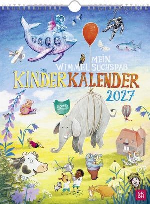 Ateliers Hafenstraße (Hrsg.). Wandkalender 2027: Mein Wimmel-Suchspaß Kinderkalender - Mit 12 fantasievollen Illustrationen des Ateliers Hafenstraße | Monatskalender für Kinder ab 4 Jahren. Groh Verlag, 2026.