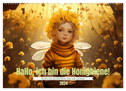Hallo! Ich bin die Honigbiene (Wandkalender 2024 DIN A2 quer), CALVENDO Monatskalender