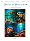 Fantastische Unterwasserwelt (Wandkalender 2024 DIN A3 hoch), CALVENDO Monatskalender