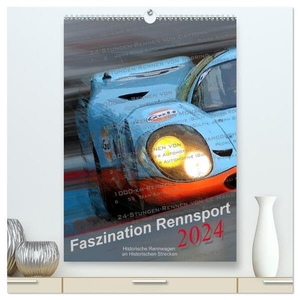 Michalak, Bernd. Faszination Rennsport (hochwertiger Premium Wandkalender 2024 DIN A2 hoch), Kunstdruck in Hochglanz - Historische Renn- und Sportwagen. Calvendo, 2023.