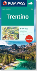 KOMPASS Autokarte Trentino 1:150.000