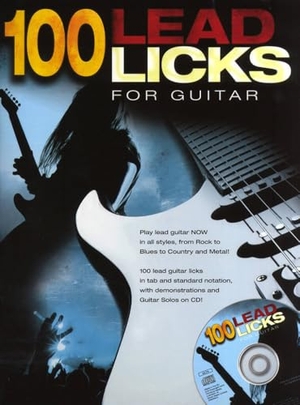 Warner, Alan. 100 Lead Licks for Guitar. Music Sales, 2010.